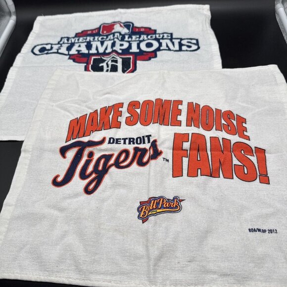 DETROIT TIGERS MLB Playoffs Make Some Noise Rally Towels 2012 AL Champions - Picture 1 of 16